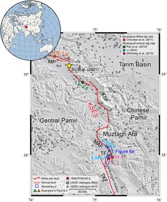 Modelling Fault Scarp Degradation to Determine Earthquake History on the Muztagh Ata and Tahman Faults in the Chinese Pamir